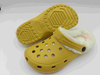Customized Footwear Kids Slippers Anti Slip EVA Clogs Shoes with Fur Lining 