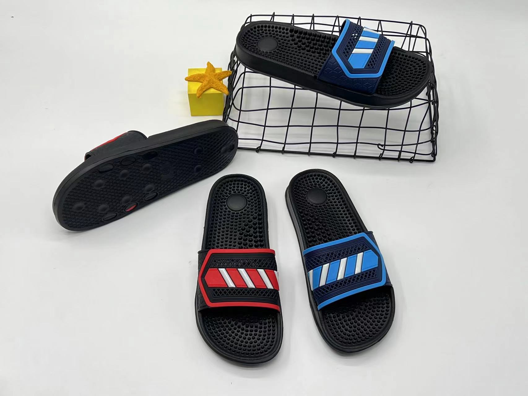 Comfortable Men PVC Uppers EVA Bottom summer Sole Slippers