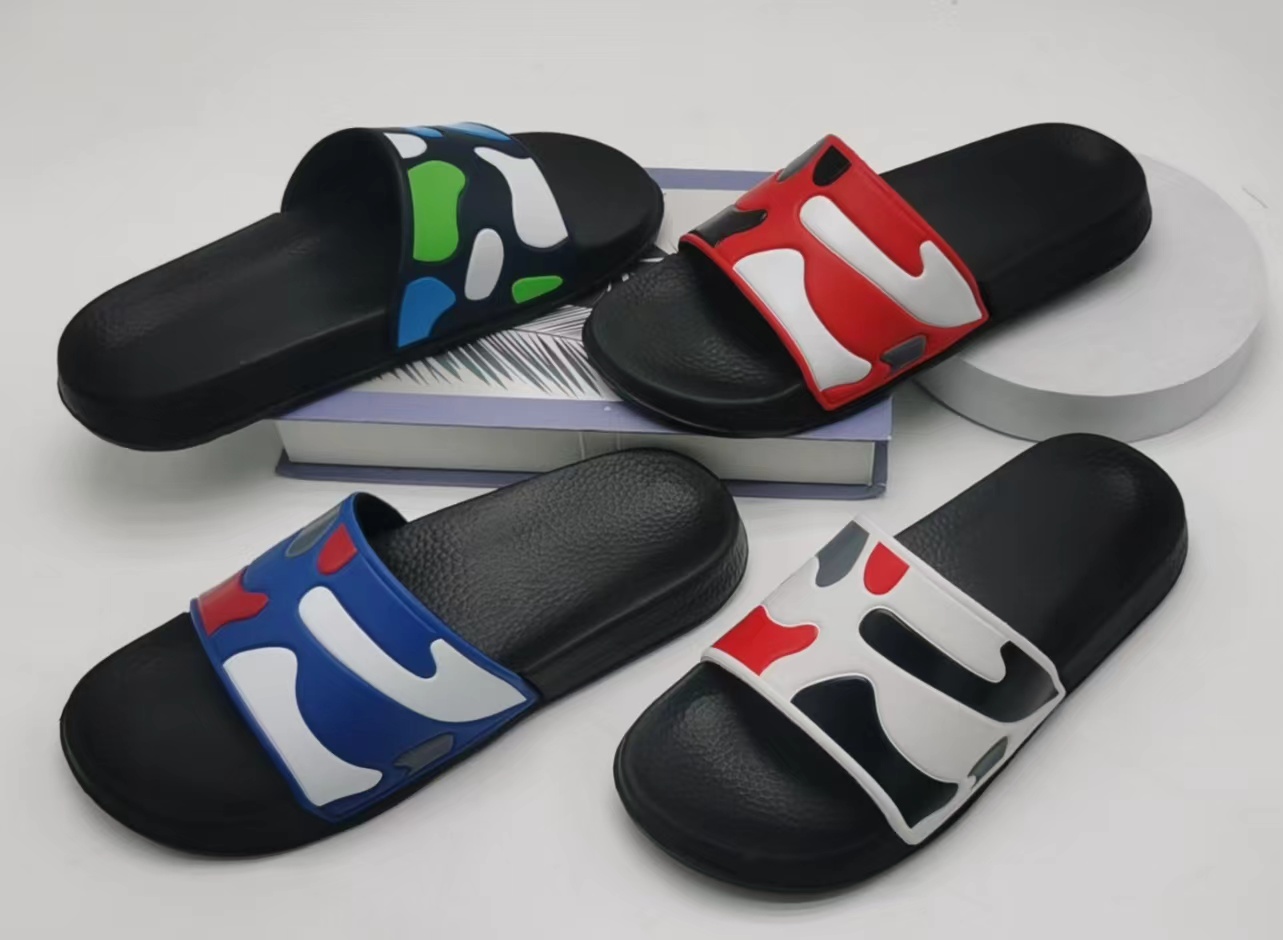 Customized Lightweight Men Slide PVC Casual Shoes Sandal Slippers 