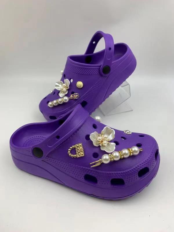 OEM Outdoor Summer Slides Slippers Pillow Slide Fashion Hole Beach Shoes