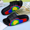 Light Weight Anti-slip Women Sandals Soft Thick Sole House Slides Color Indoor EVA Slippers