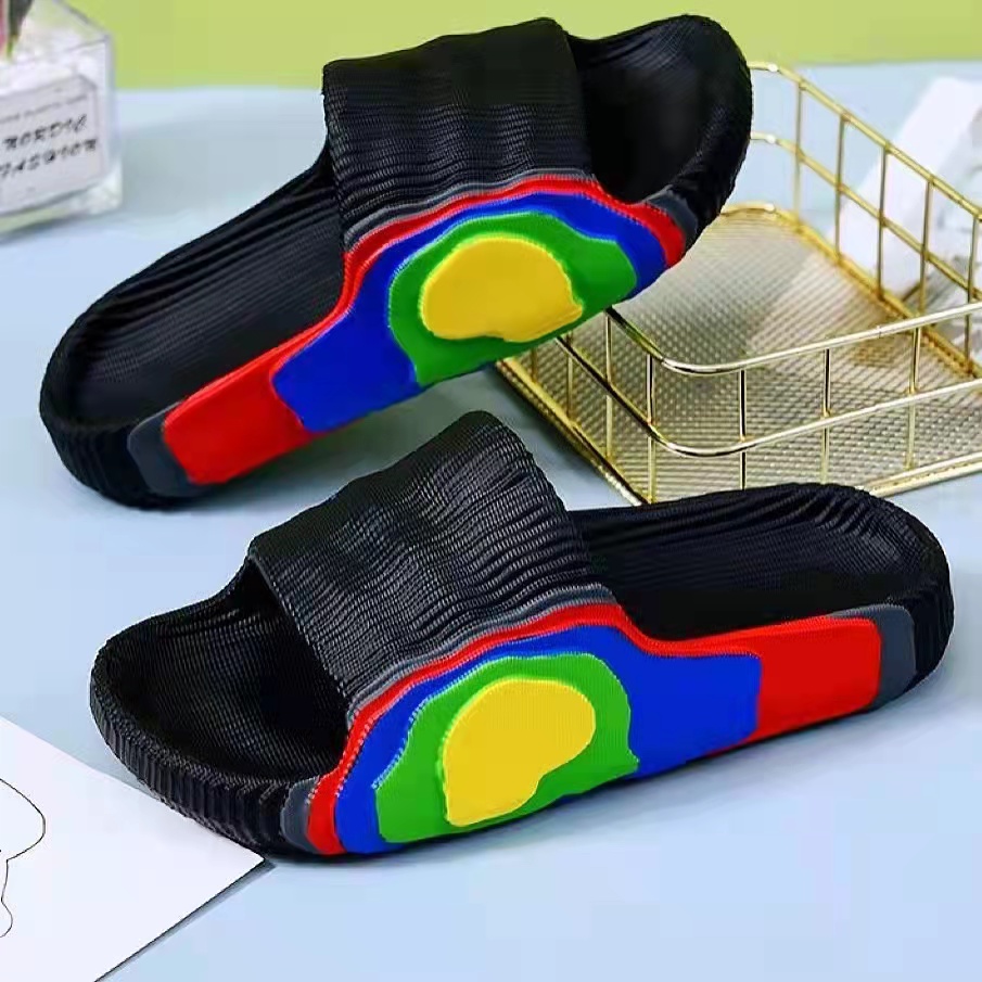 Light Weight Anti-slip Women Sandals Soft Thick Sole House Slides Color Indoor EVA Slippers