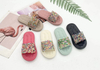 Fashion Design Summer Beach Custom Logo Plastic PVC Kids Boys Girls Children Slides Slippers with Colorful Diamonds 