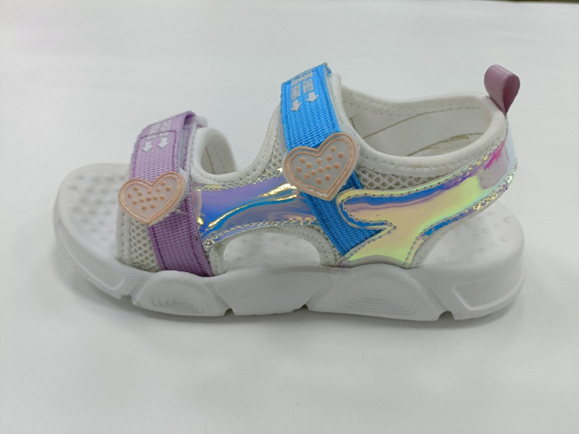 New Wholesale Summer Children Outwear Flat Shoes Soft Sole Casual Sports Girls Sandals