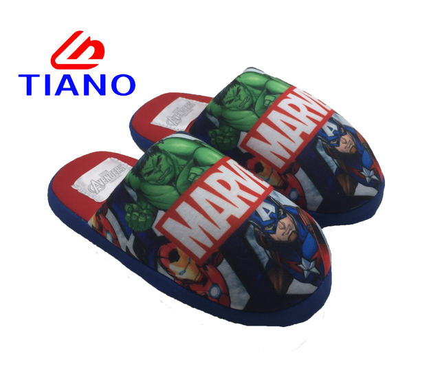 Winter Indoor Slipper Happy Warm Kids House Cute Bedroom Cartoon Pattern Slippers