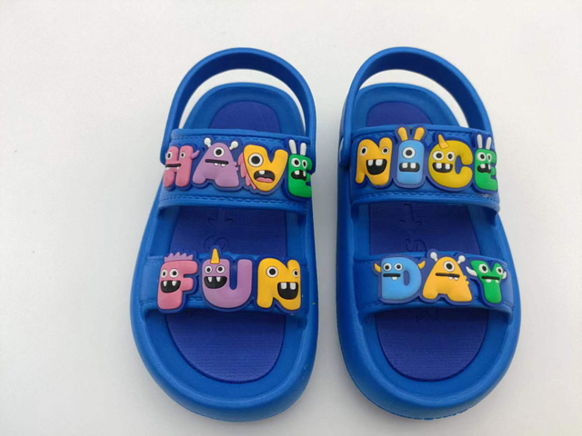 Summer New Cute Cartoon Little Sandals Indoor Home Non-slip Slippers for Kids 
