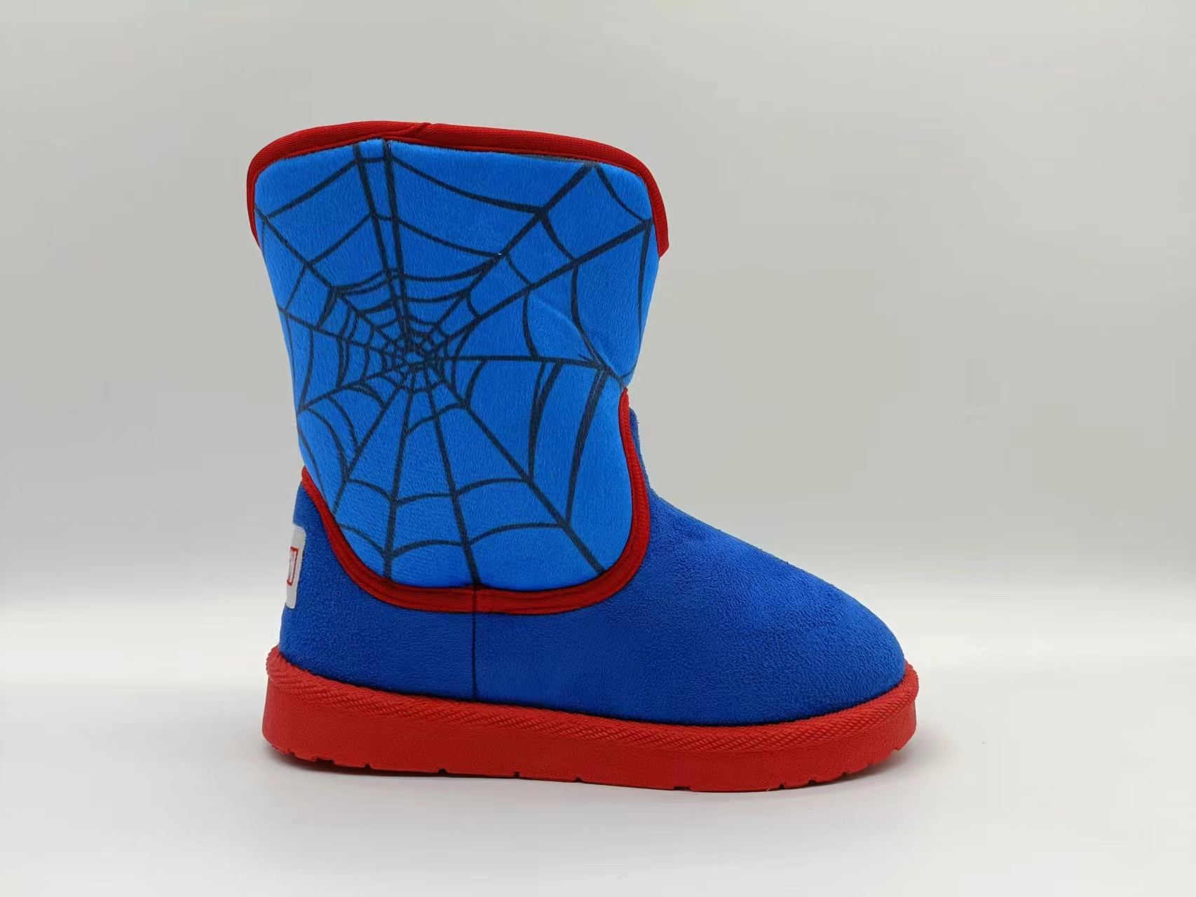 Winter Thickened Children's Cotton Shoes Cartoon Spider Man warm Snow Boots