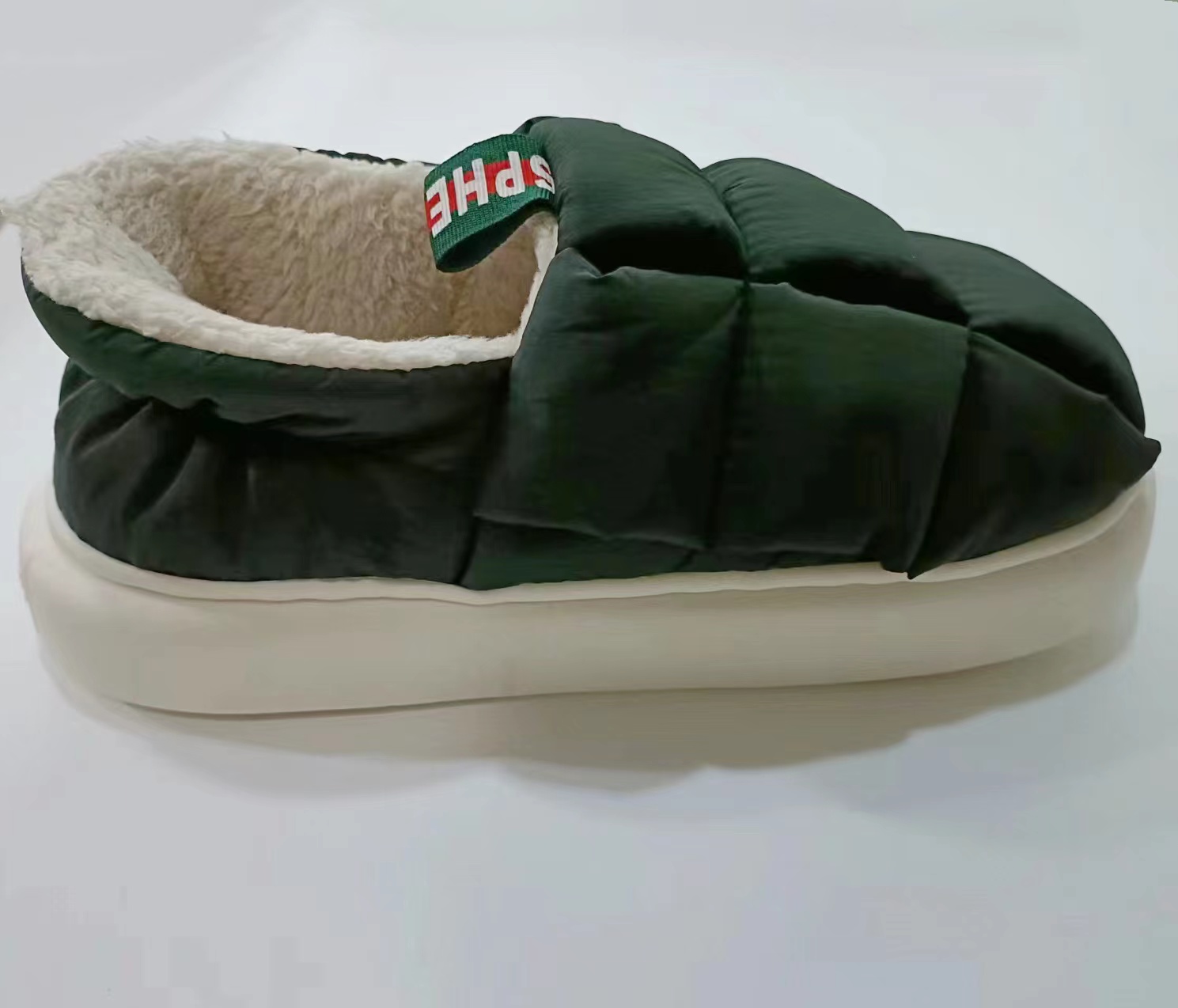 New Style Men's Cotton Shoes Heel Wrap Winter Cotton outside Warm Slippers 