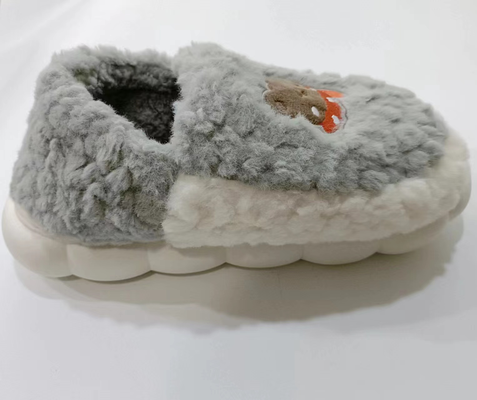 Lovely Animal Jacquard Warm Winter Indoor Slippers Women's Winter Cotton Shoes