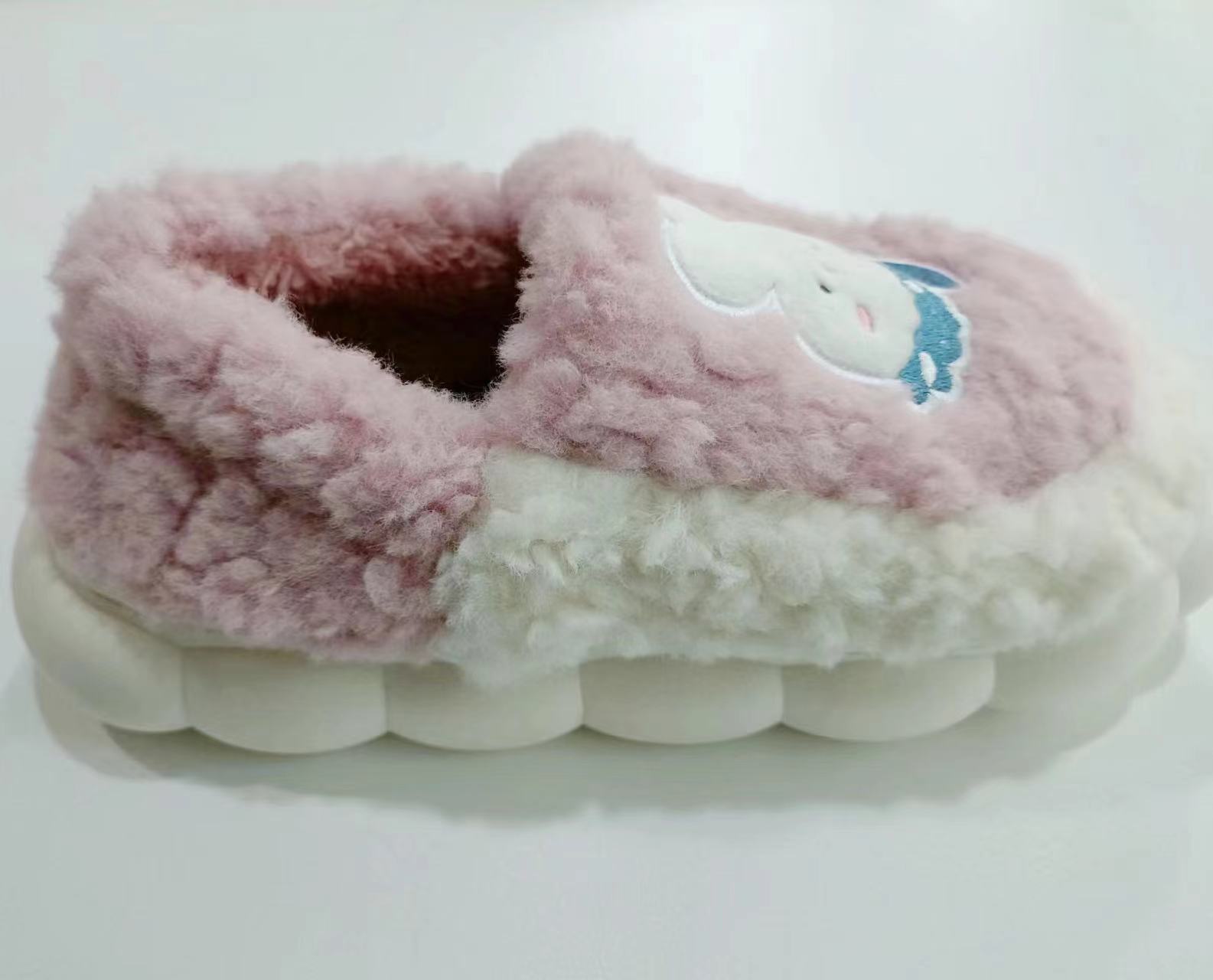 Women House Slippers Plush Soft Womens Slippers Non-Slip Indoor Bedroom Winter Slipper