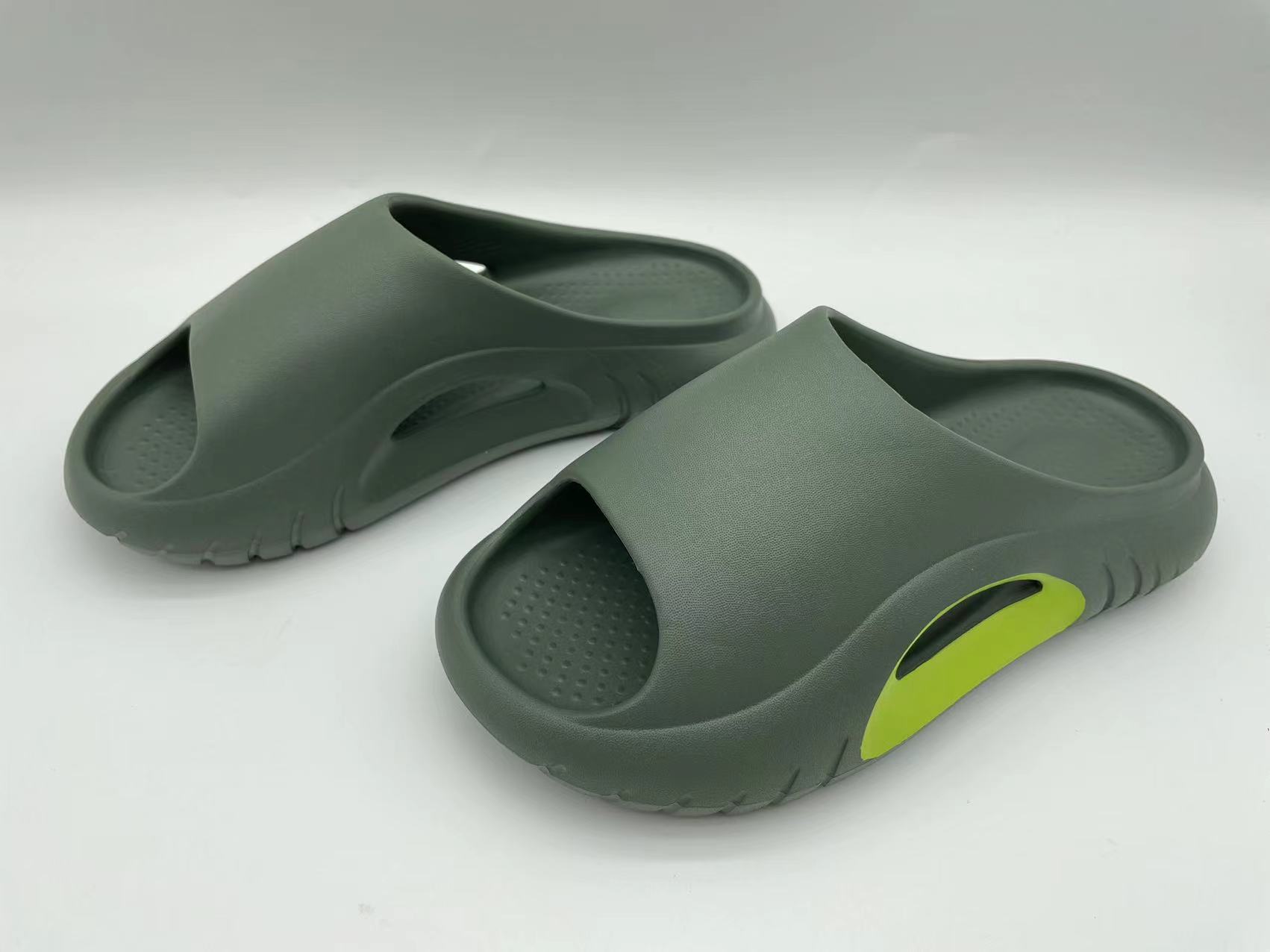 Customized Men Flat Slides Shoes Slip On EVA Indoor Beach Summer Sandals Slippers 