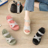 Customized Luxury Womens Strappy Wedge Sandals Fashion Women's Casual Outdoor Sandals