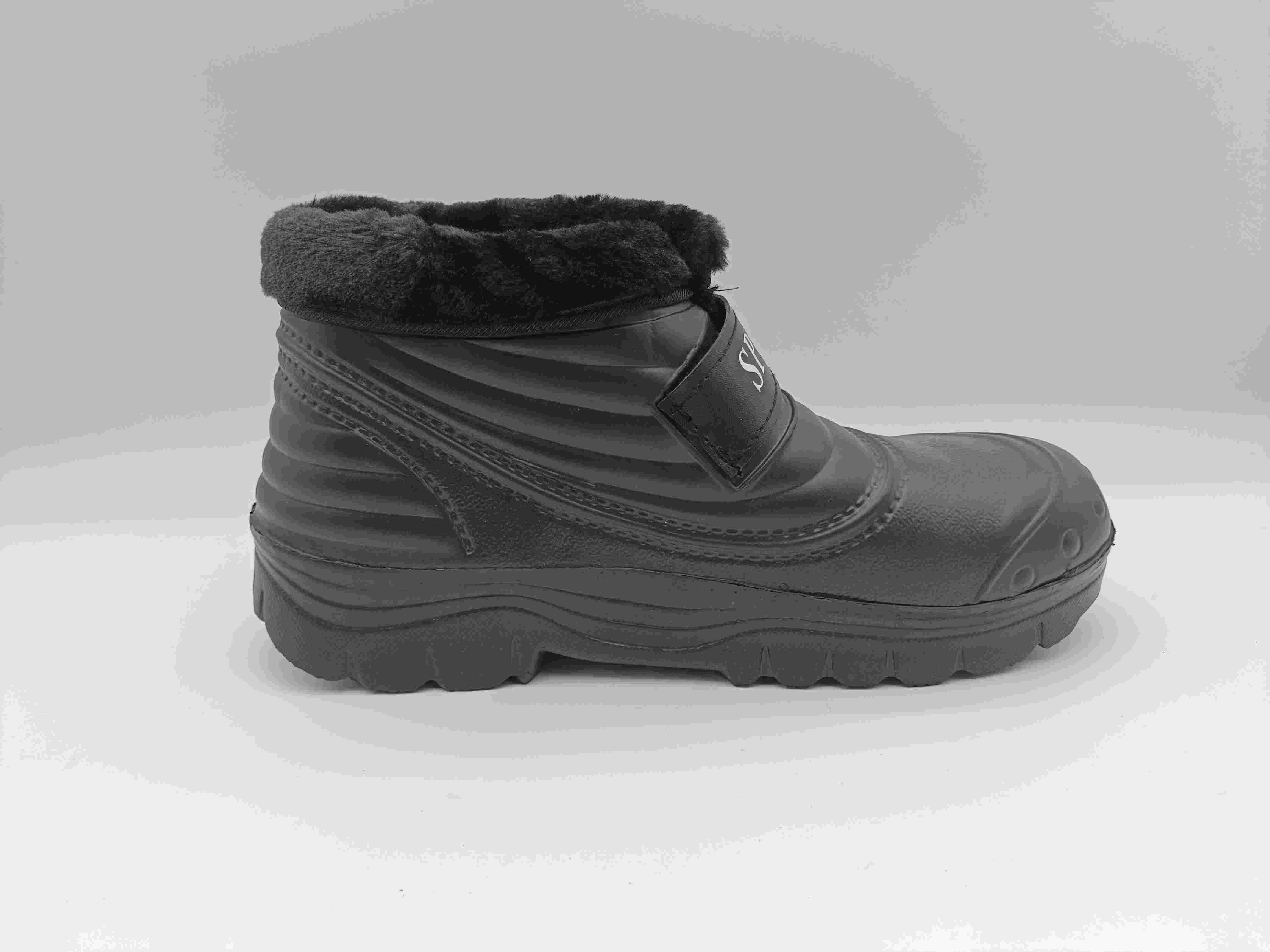 Women EVA Soft Material Ladies Shoes Black Winter Short Boots